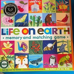 eeBoo Life on Earth Memory & Matching Game - Multicolor
